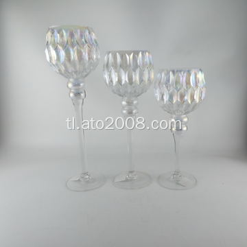 Luster Glass Candle Holder